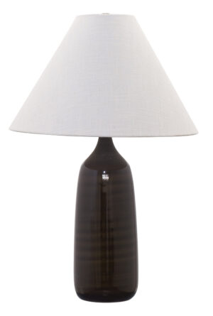 One Light Table Lamp by House of Troy - Scatchard Collection, Brown Gloss Finish - GS100-BR