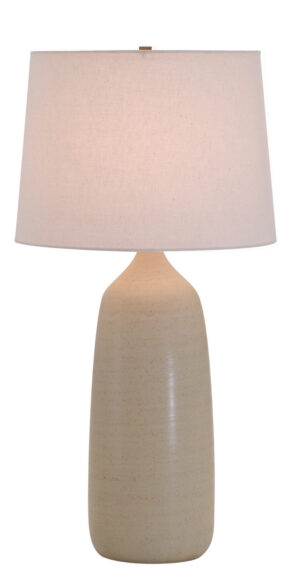 One Light Table Lamp by House of Troy - Scatchard Collection, Oatmeal Finish - GS101-OT