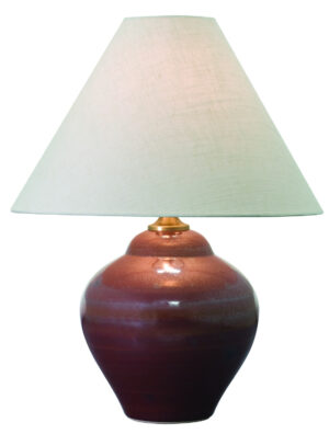 One Light Table Lamp by House of Troy - Scatchard Collection, Iron Red Finish - GS130-IR