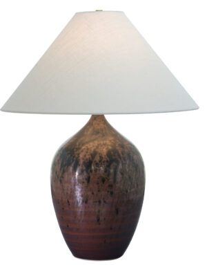 One Light Table Lamp by House of Troy - Scatchard Collection, Decorated Red Finish - GS190-DR