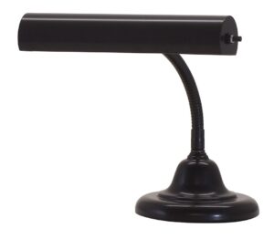 One Light Piano/Desk Lamp by House of Troy - Advent Collection, Black Finish - AP10-25-7
