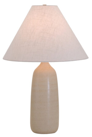 One Light Table Lamp by House of Troy - Scatchard Collection, Oatmeal Finish - GS100-OT