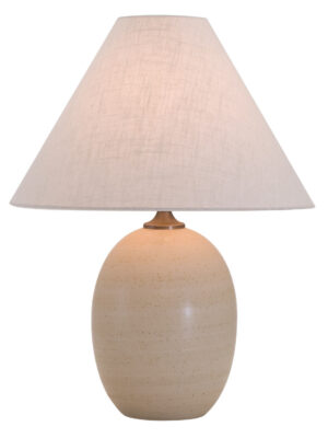 One Light Table Lamp by House of Troy - Scatchard Collection, Oatmeal Finish - GS140-OT