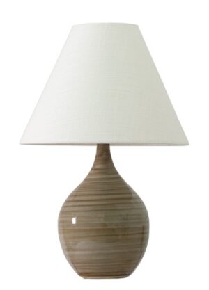 One Light Table Lamp by House of Troy - Scatchard Collection, Tigers Eye Finish - GS200-TE