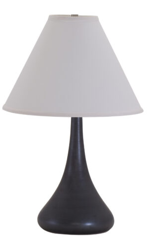 One Light Table Lamp by House of Troy - Scatchard Collection, Black Matte Finish - GS800-BM