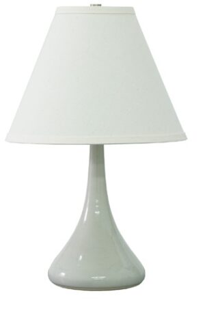 One Light Table Lamp by House of Troy - Scatchard Collection, Gray Gloss Finish - GS802-GG