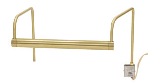 Two Light Picture Light by House of Troy - Slim-line Collection, Satin Brass Finish - SL11-51