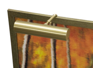 One Light Picture Light by House of Troy - Classic Contemporary Collection, Satin Brass Finish - C9-51-CA