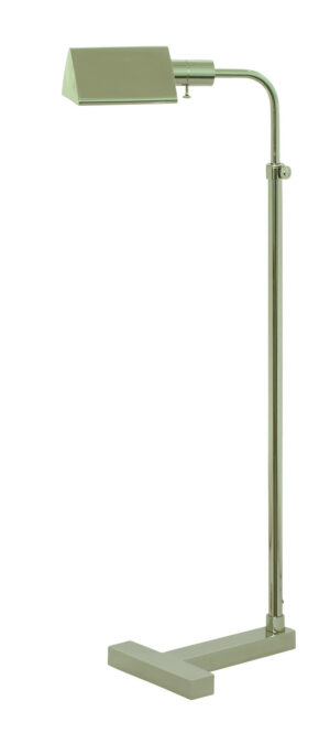 One Light Floor Lamp by House of Troy - Fairfax Collection, Polished Nickel Finish - F100-PN