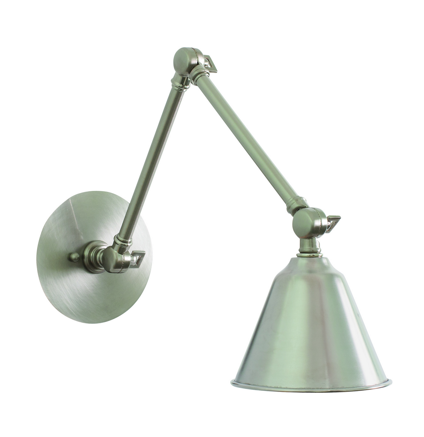 LED Wall Sconce by House of Troy - Library Light Collection, Satin Nickel Finish - LLED30-SN