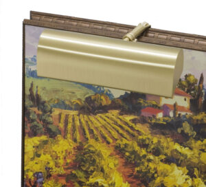 One Light Picture Light by House of Troy - Classic Traditional Collection, Satin Brass Finish - T8-51-CA