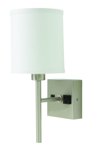 One Light Wall Sconce by House of Troy - Wall Sconce Collection, Satin Nickel Finish - WL625-SN