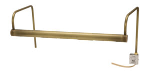 Three Light Picture Light by House of Troy - Slim-line Collection, Antique Brass Finish - SL16-71