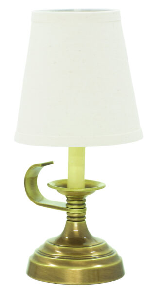One Light Table Lamp by House of Troy - Coach Collection, Antique Brass Finish - CH878-AB