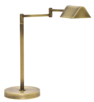 LED Table Lamp by House of Troy - Delta Collection, Antique Brass Finish - D150-AB