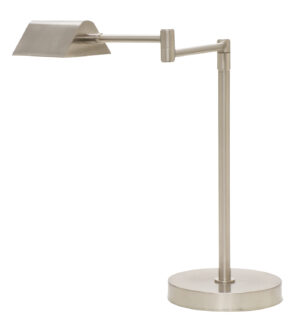 LED Table Lamp by House of Troy - Delta Collection, Satin Nickel Finish - D150-SN