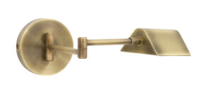 LED Task Wall Lamp by House of Troy - Delta Collection, Antique Brass Finish - D175-AB
