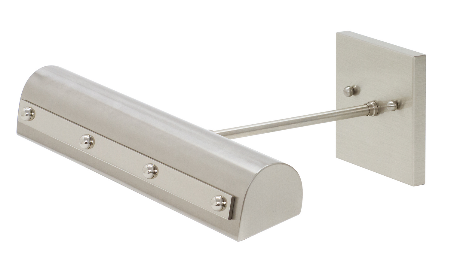 LED Picture Light by House of Troy - Classic Traditional Collection, Satin Nickel w/Polished Nickel Finish - DTRLEDZ14-SN/PN