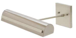 LED Picture Light by House of Troy - Classic Traditional Collection, Satin Nickel w/Polished Nickel Finish - DTSLEDZ14-SN/PN