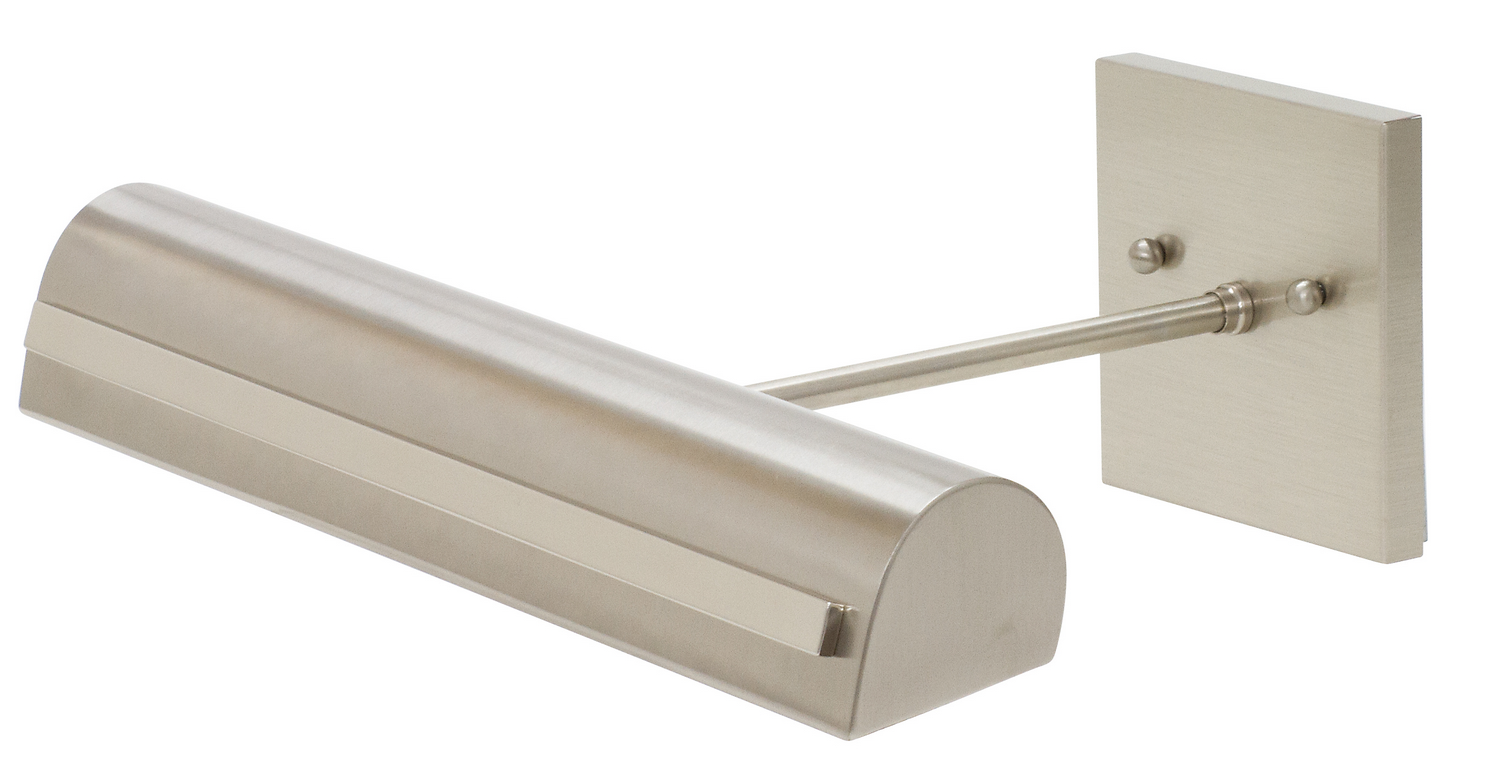 LED Picture Light by House of Troy - Classic Traditional Collection, Satin Nickel w/Polished Nickel Finish - DTSLEDZ14-SN/PN