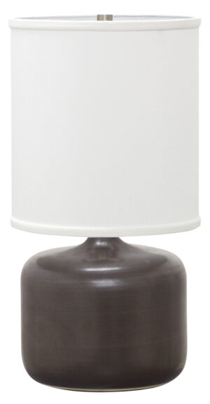 One Light Table Lamp by House of Troy - Scatchard Collection, Black Matte Finish - GS120-BM