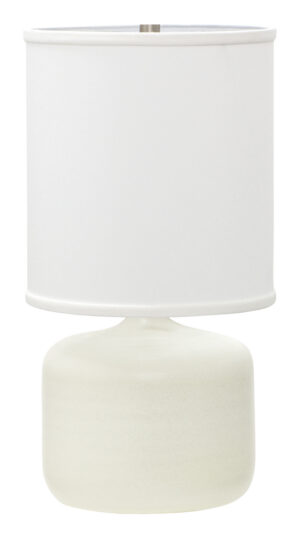 One Light Table Lamp by House of Troy - Scatchard Collection, White Matte Finish - GS120-WM