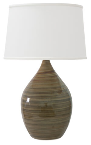 One Light Table Lamp by House of Troy - Scatchard Collection, Tigers Eye Finish - GS402-TE