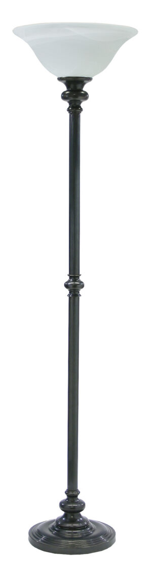 One Light Floor Lamp by House of Troy - Newport Collection, Oil Rubbed Bronze Finish - N600-OB-O