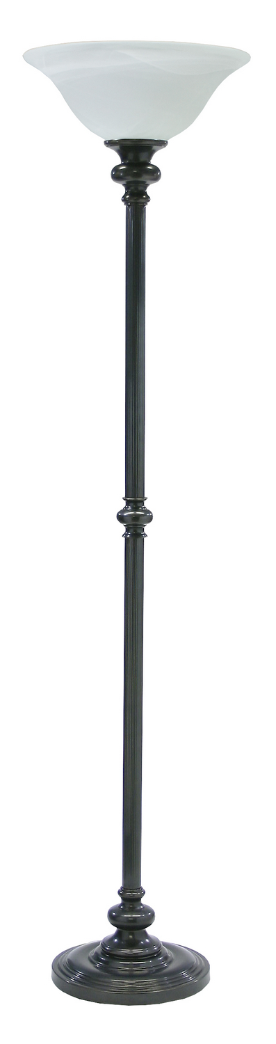 One Light Floor Lamp by House of Troy - Newport Collection, Oil Rubbed Bronze Finish - N600-OB-O