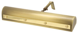 Two Light Picture Light by House of Troy - Classic Traditional Collection, Antique Brass w/Polished Brass Finish - TR14-AB/PB