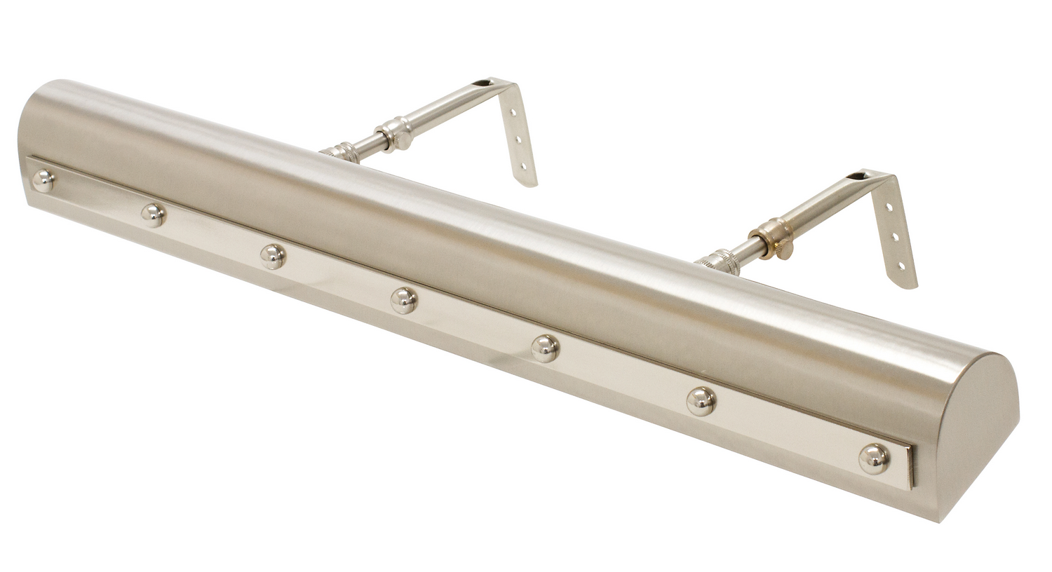 Three Light Picture Light by House of Troy - Classic Traditional Collection, Satin Nickel w/Polished Nickel Finish - TR24-SN/PN