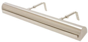 Three Light Picture Light by House of Troy - Classic Traditional Collection, Satin Nickel w/Polished Nickel Finish - TS24-SN/PN
