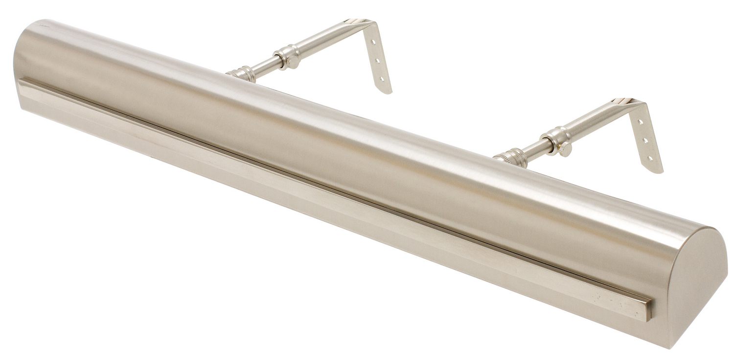Three Light Picture Light by House of Troy - Classic Traditional Collection, Satin Nickel w/Polished Nickel Finish - TS24-SN/PN