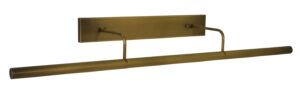 Six Light Picture Light by House of Troy - Slim-line Collection, Antique Brass Finish - DSL36-71