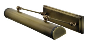 Four Light Picture Light by House of Troy - Steamer Collection, Antique Brass w/Mahogany Bronze Finish - DST30-ABMB