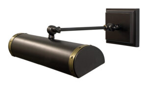 LED Picture Light by House of Troy - Steamer Collection, Mahogany Bronze w/Antique Brass Finish - DSTLEDZ16-MBAB