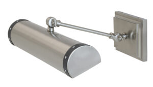 LED Picture Light by House of Troy - Steamer Collection, Satin Nickel w/Black Finish - DSTLEDZ16-SNBLK