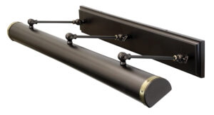 LED Picture Light by House of Troy - Steamer Collection, Mahogany Bronze w/Antique Brass Finish - DSTLEDZ42-MBAB