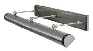 LED Picture Light by House of Troy - Steamer Collection, Satin Nickel w/Black Finish - DSTLEDZ42-SNBLK