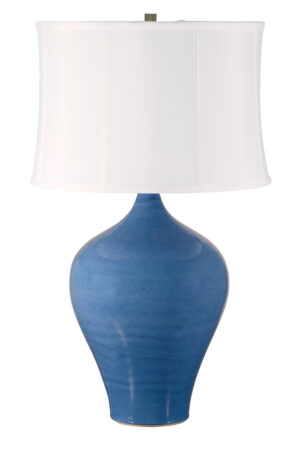 One Light Table Lamp by House of Troy - Scatchard Collection, Cornflower Blue Finish - GS160-CB