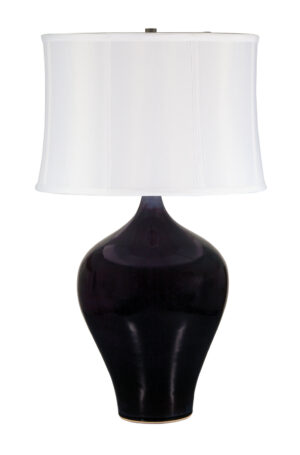 One Light Table Lamp by House of Troy - Scatchard Collection, Eggplant Finish - GS160-EG