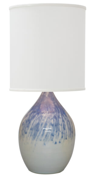 One Light Table Lamp by House of Troy - Scatchard Collection, Decorated Gray Finish - GS201-DG