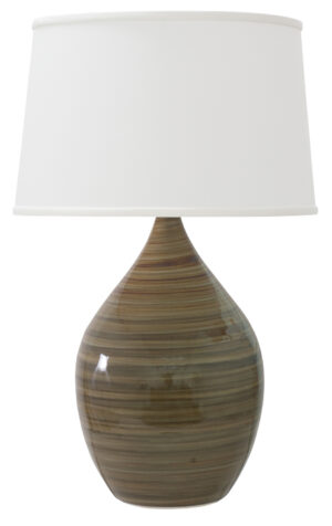 One Light Table Lamp by House of Troy - Scatchard Collection, Tigers Eye Finish - GS202-TE