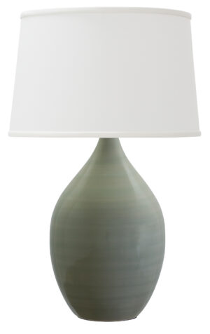 One Light Table Lamp by House of Troy - Scatchard Collection, Celadon Finish - GS302-CG