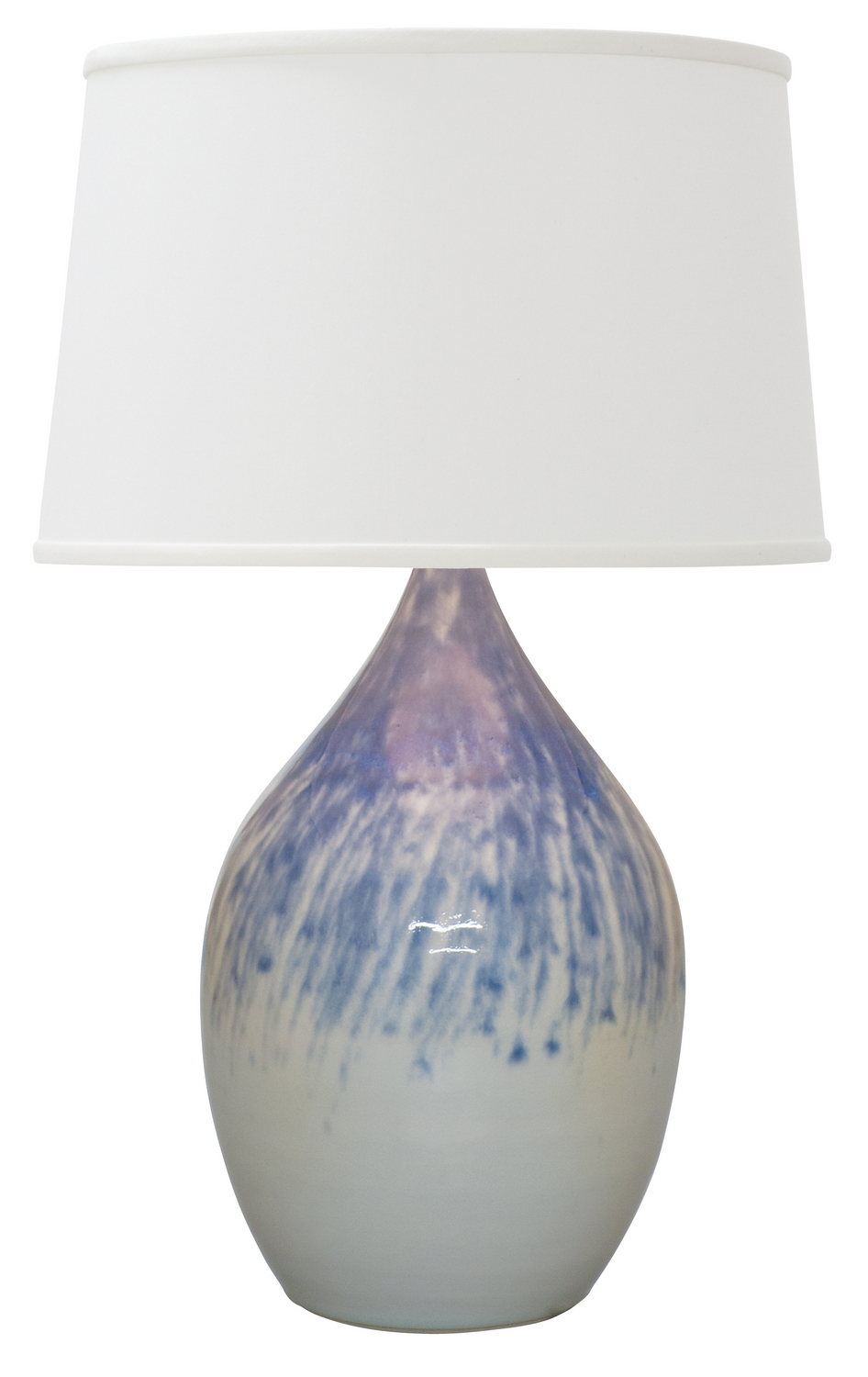 One Light Table Lamp by House of Troy - Scatchard Collection, Decorated Gray Finish - GS302-DG