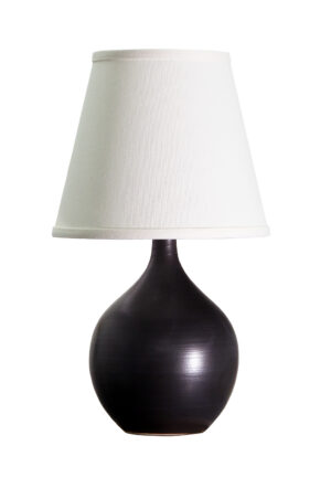 One Light Table Lamp by House of Troy - Scatchard Collection, Black Matte Finish - GS50-BM