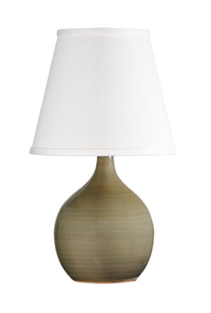 One Light Table Lamp by House of Troy - Scatchard Collection, Celadon Finish - GS50-CG