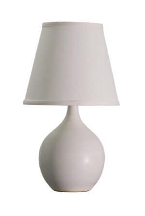 One Light Table Lamp by House of Troy - Scatchard Collection, White Matte Finish - GS50-WM