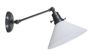 One Light Wall Sconce by House of Troy - Otis Collection, Oil Rubbed Bronze Finish - OT675-OB-WT