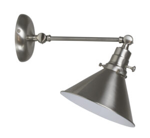 One Light Wall Sconce by House of Troy - Otis Collection, Satin Nickel Finish - OT675-SN-MS